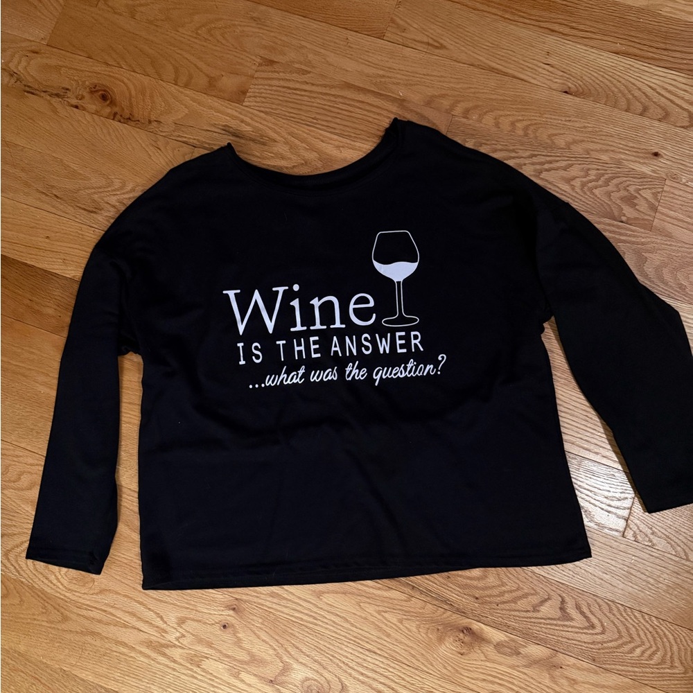 Black Graphic Women's Top